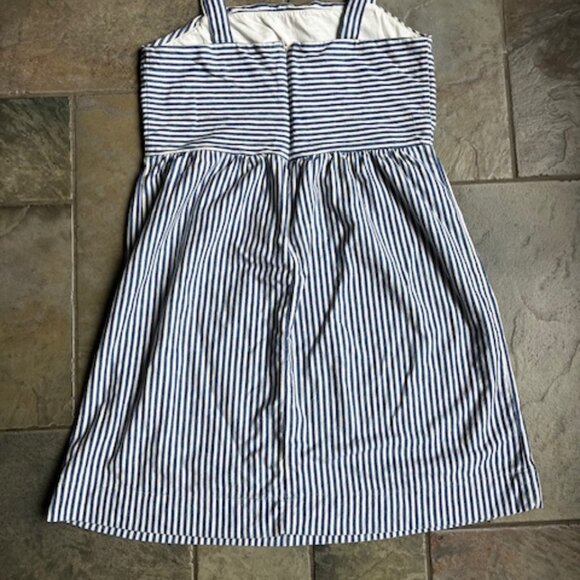 LOFT Summer Sleeveless Nautical Vibe Dress in Women's Size Medium - Picture 4 of 4